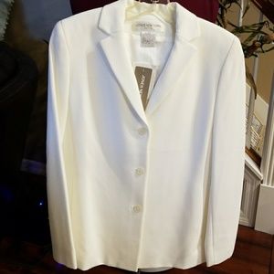 Jones New York New White Blazer